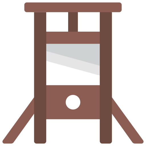 Guillotine Juicy Fish Flat icon