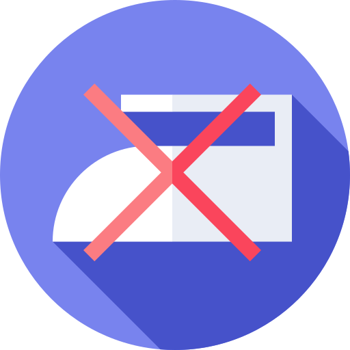 No ironing free icon No ironing free icon