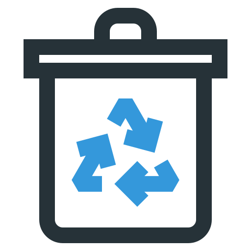 papelera de reciclaje icono gratis