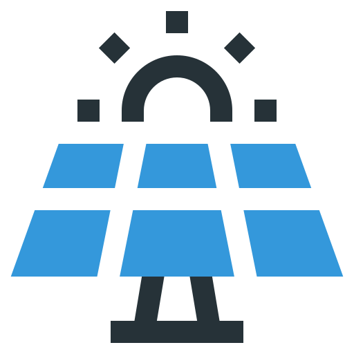 panneau solaire Icône gratuit