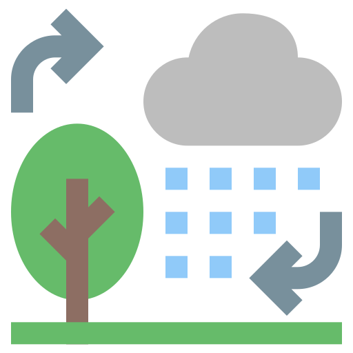 el ciclo del agua icono gratis