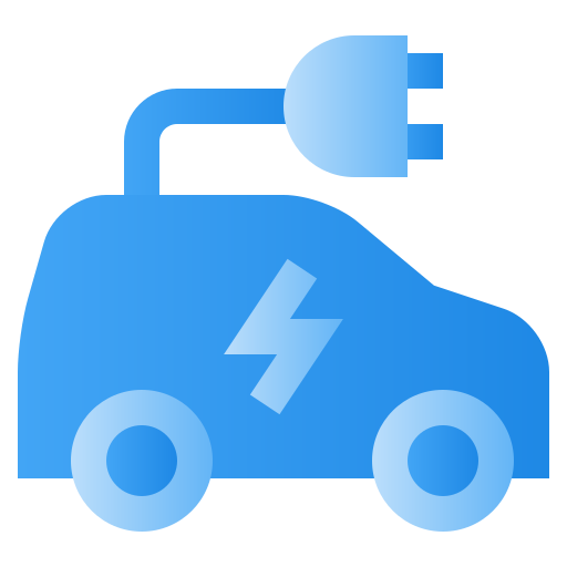 coche eléctrico icono gratis