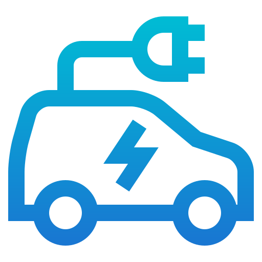 Electric car Free transportation icons