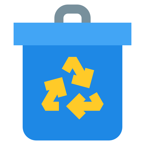 papelera de reciclaje icono gratis