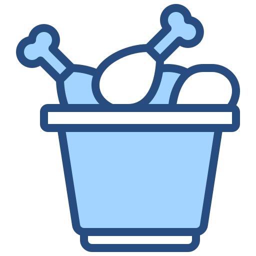 Fried chicken free icon