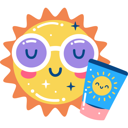 Sun Stickers - Free weather Stickers