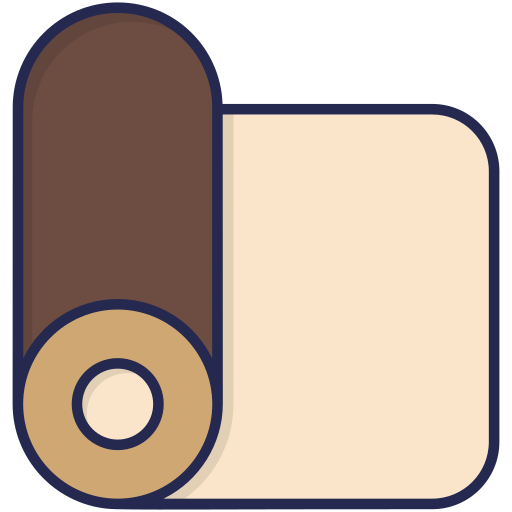 estera de yoga icono gratis