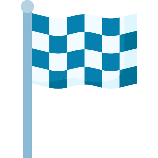 bandera de carrera icono gratis