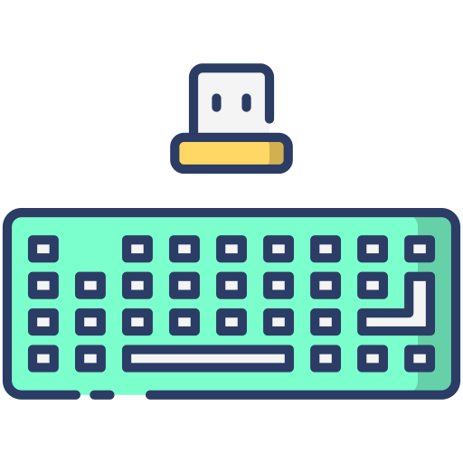 teclado inalambrico icono gratis