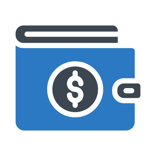 Wallet Generic Blue icon