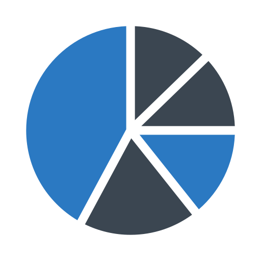 gráfico circular icono gratis