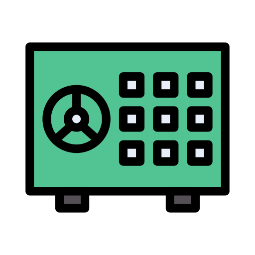 Safe box free icon