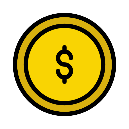 Dollar free icon Dollar free icon