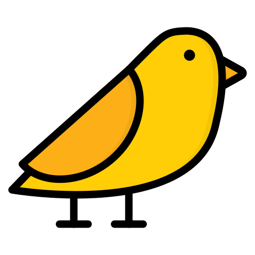 pájaro icono gratis