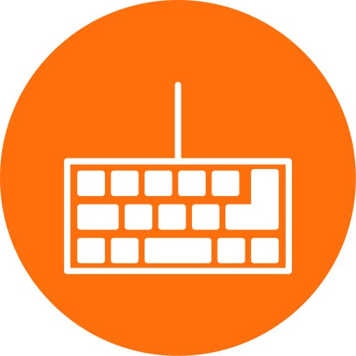 Keyboard free icon