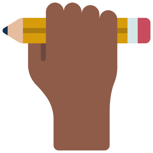 escritor icono gratis