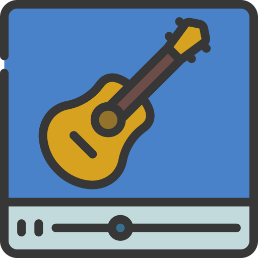 instrumento de guitarra icono gratis