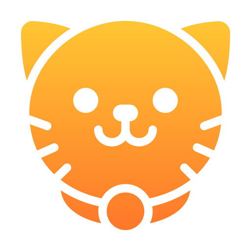 Kitty Generic Flat Gradient icon