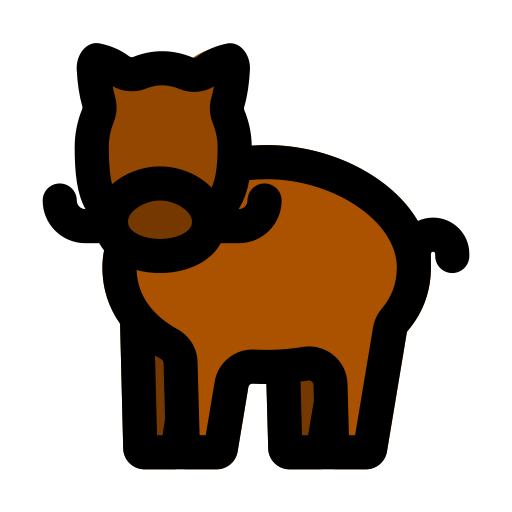 Wild boar Generic Outline Color icon