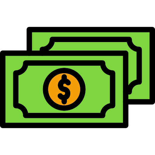 dinero en efectivo icono gratis