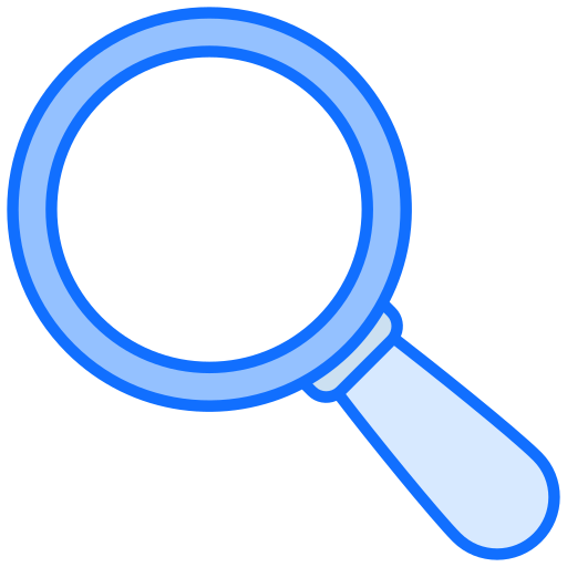 Search Generic Blue icon