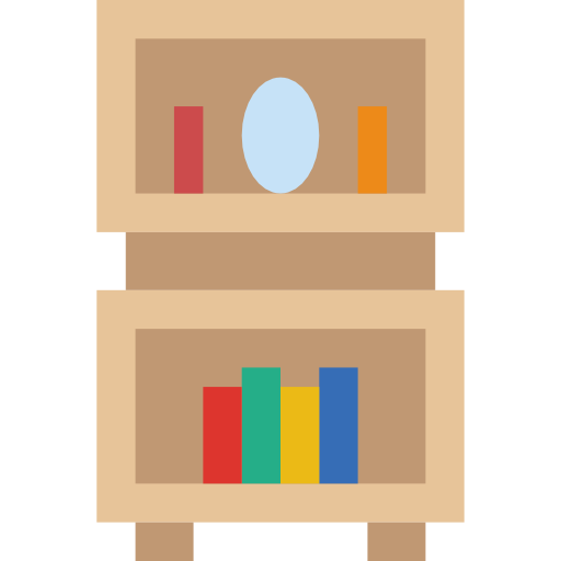 Книжная полка бесплатно иконка