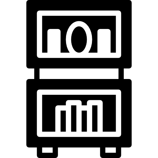 Étagère à livres Icône gratuit