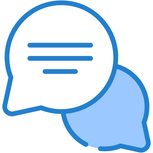 Communication Generic Blue icon