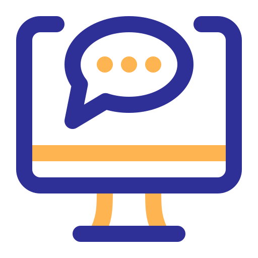 Chat Generic Outline Color icon