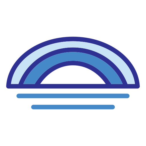 Rainbow Generic Blue icon