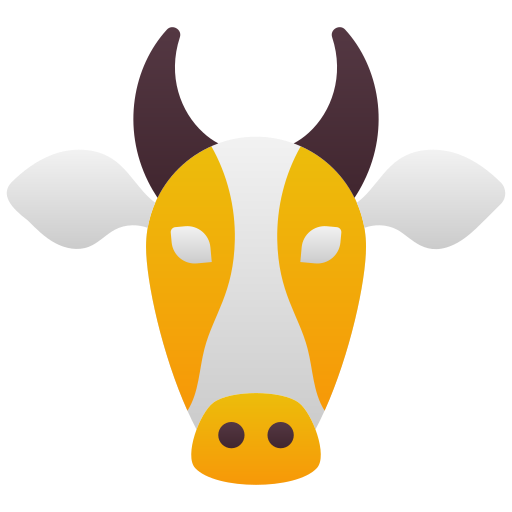 vaca icono gratis