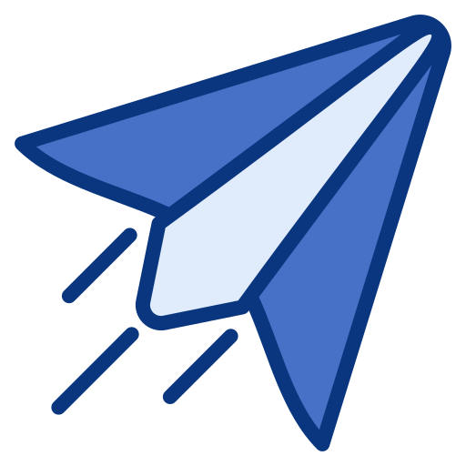 avião de papel grátis ícone