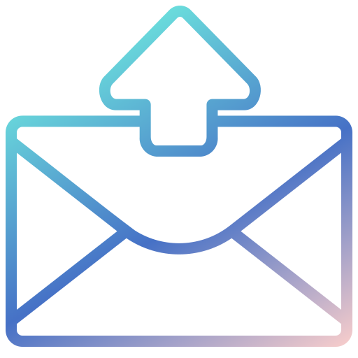 Mail out Generic Gradient icon