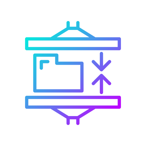 compresión de datos icono gratis