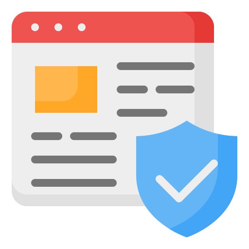 seguridad web icono gratis