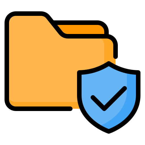 protección de datos icono gratis