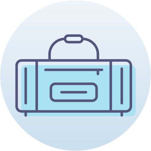 bolsa de deporte icono gratis