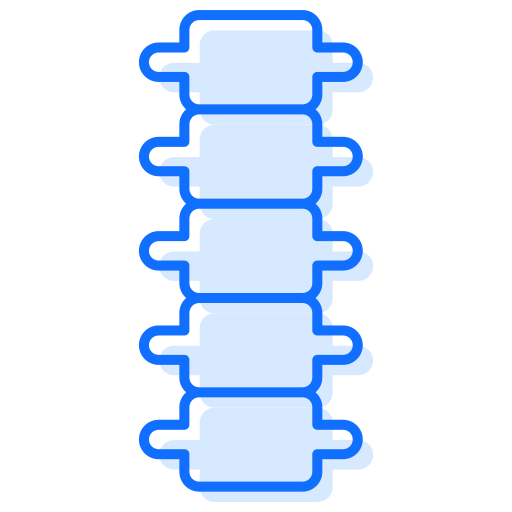 Dorsal spine Generic Blue icon