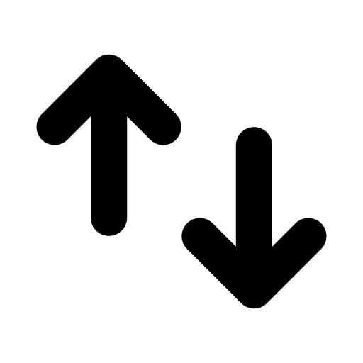 Up and down free icon