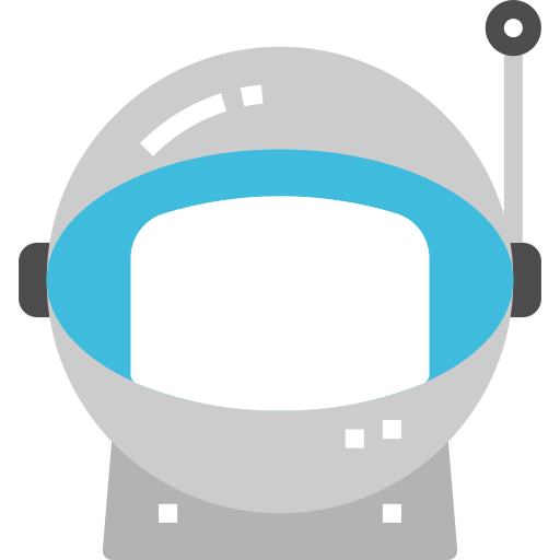 Astronaut Helmet Generic Flat Icon