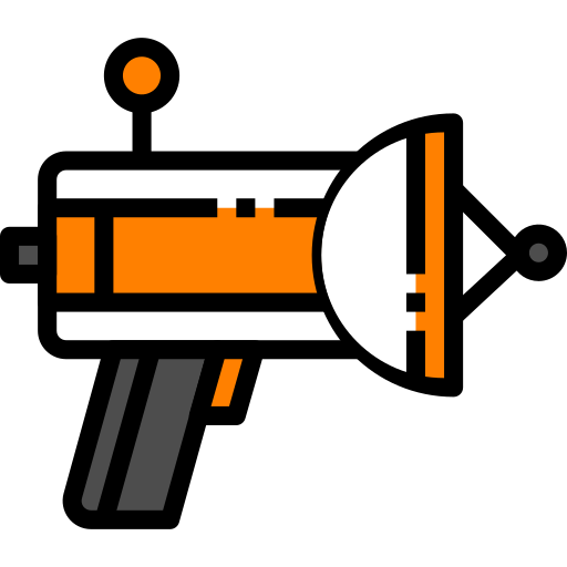 pistola laser icono gratis