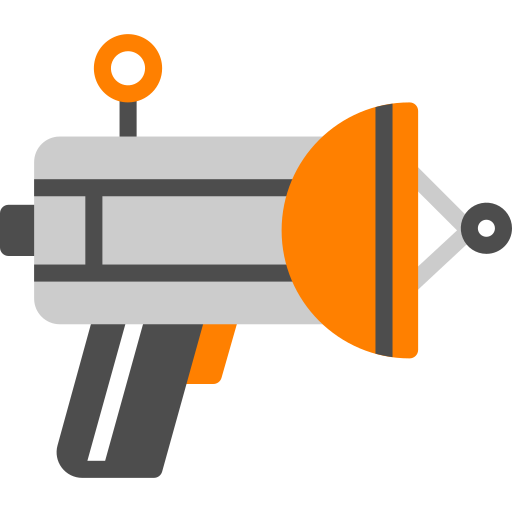 pistola laser icono gratis