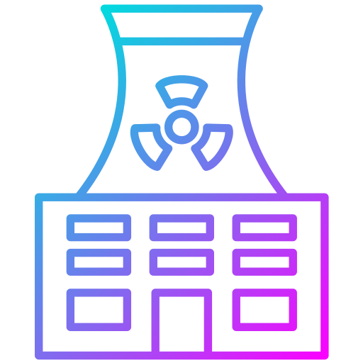 planta nuclear icono gratis