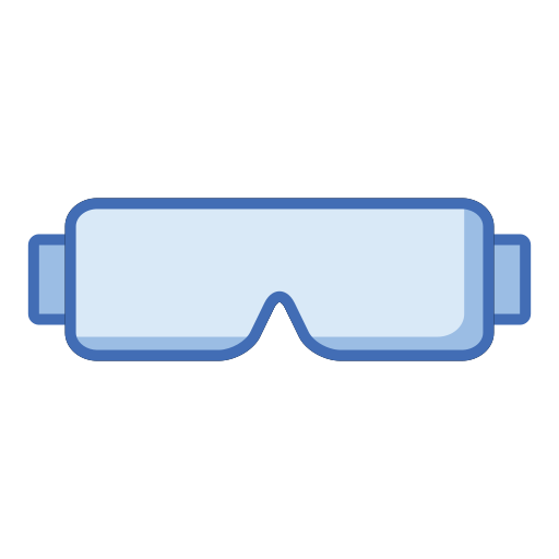 lentes de seguridad icono gratis