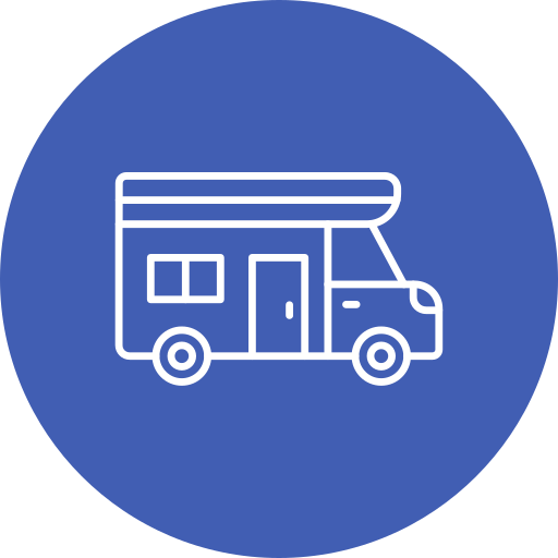 autocaravana icono gratis