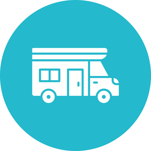 autocaravana icono gratis