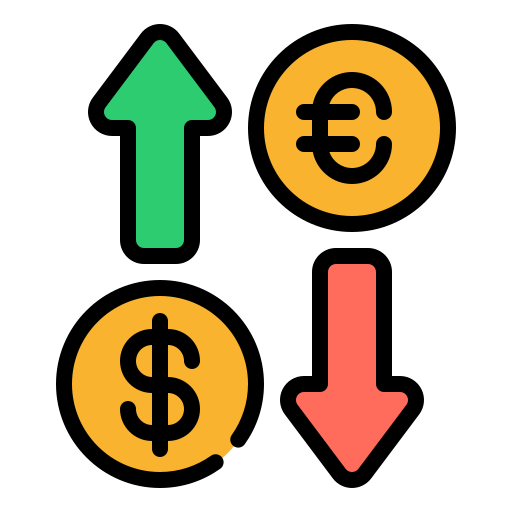 Currency exchange free icon Currency exchange free icon
