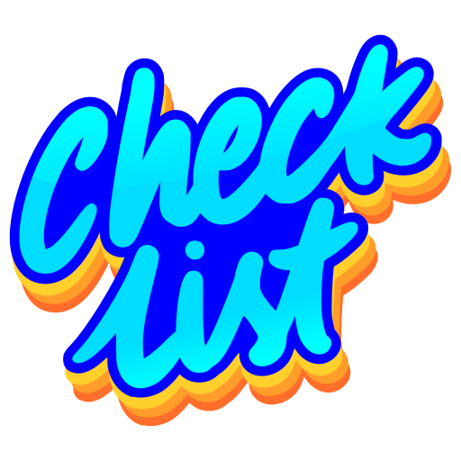 checkliste kostenlos Sticker