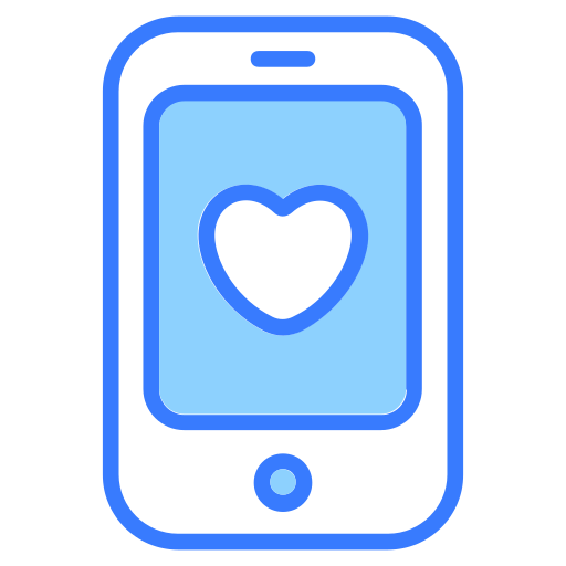 Dating app Generic Blue icon