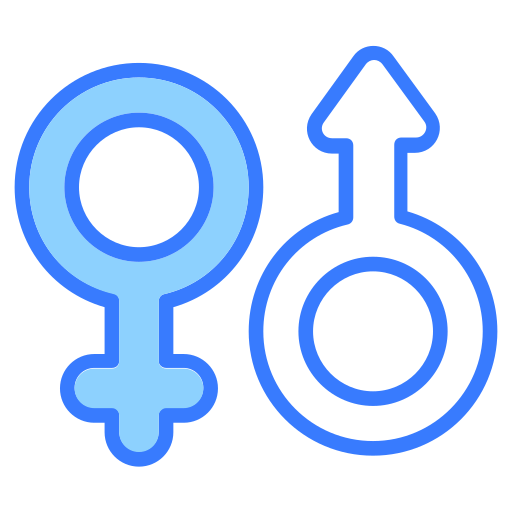 Sex Symbol Generic Blue Icon